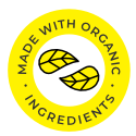 Made with organic ingredients